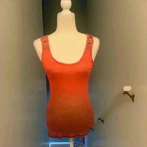 Miss Me tank with embellishments